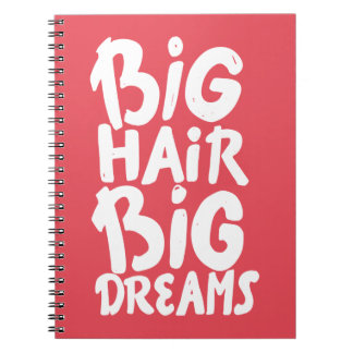 Carnet C'est de grands rêves de grands cheveux