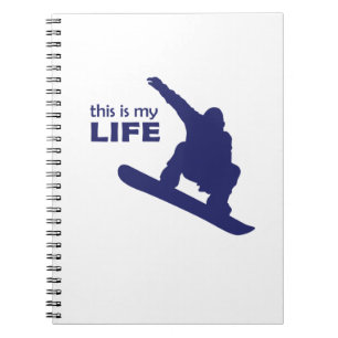 Carnet C'Est Ma Vie (Snowboard)