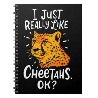 Carnet C'est quoi ? I Just Really Like Cheetahs