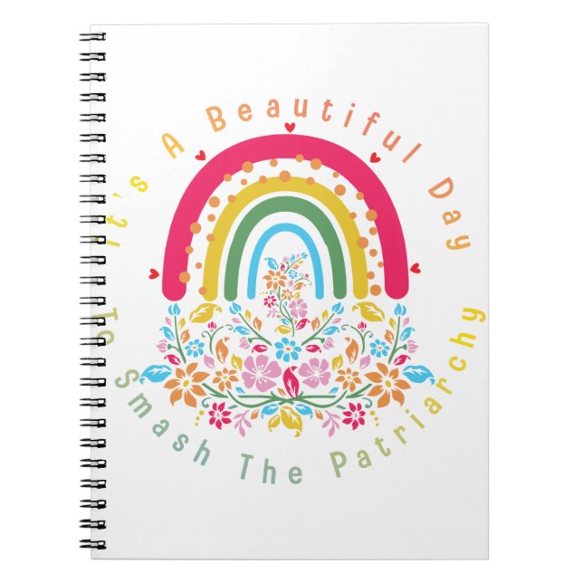 Carnet C'est une belle journée pour masquer le patriarcat (Devant)