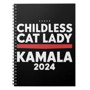 Carnet Cette dame aux chats sans enfants vote Kamala 2024