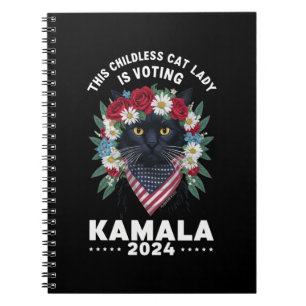 Carnet Cette Femme-Chat Sans Enfant Vote Kamala