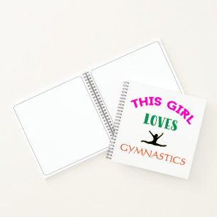 Carnet Cette Fille Aime La Gymnastique Citation Gymnaste