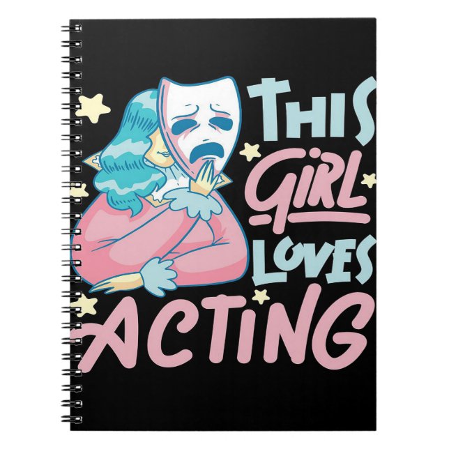Carnet Cette Fille Aime L'Audition Actrice Agréée | Parfa (Devant)