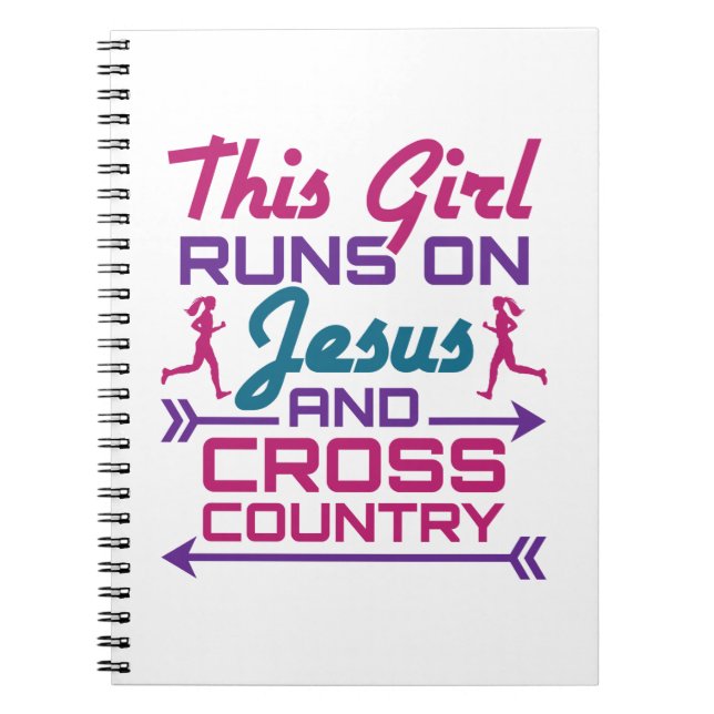 Carnet Cette fille court sur Jésus et le pays (Devant)
