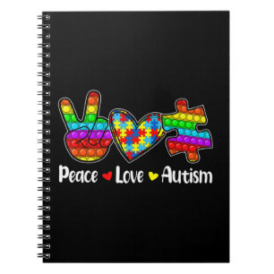 Carnet Cette Nouvelle Poppin Avec Des Discours "Peace Lov
