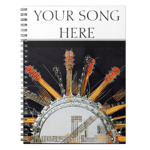 CARNET CHAÎNES DE GUITARE AU SOLEIL