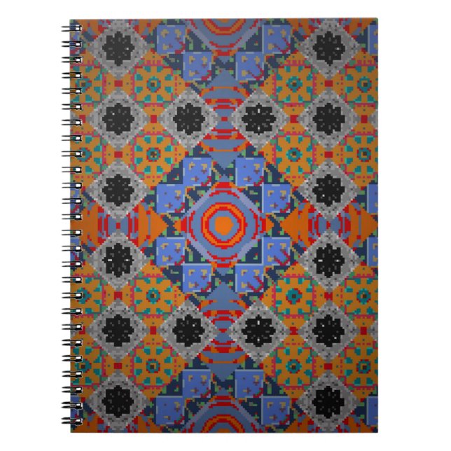 Carnet Châle de Bandanna, conception de tissu nappe, nec  (Devant)