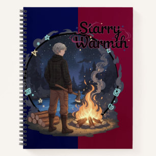 Carnet Chaleur Étoilée - Garçon Anime Bûcheron au Coin du