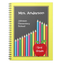 Chalkboard & Crayons colorés Professeur