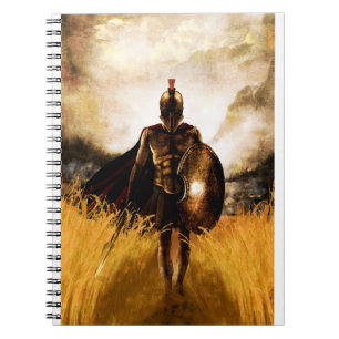 Carnet Champ de guerriers spartiates