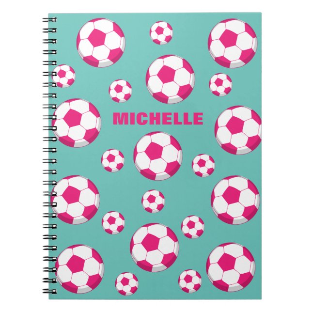 Carnet Champ de soccer personnalisé (Devant)