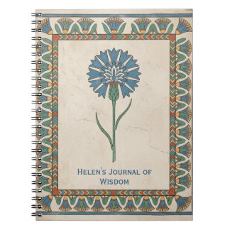 Carnet Champ Éternel : Bleuet d'Égypte antique