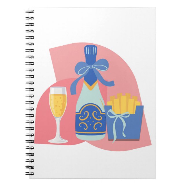 Carnet Champagne et frites (Devant)