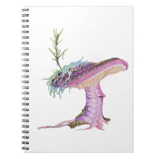 Carnet Champignon Aquarelle Fantaisiste
