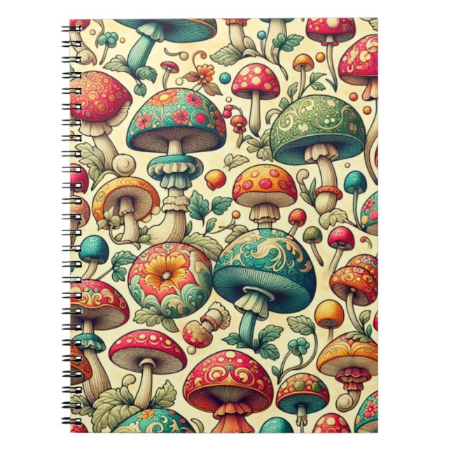Carnet Champignons Fantaisie (Devant)