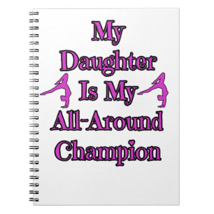 Carnet Champion universel de gymnastique de fille