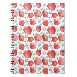 Carnet Champs de fraises : Fraîcheur d'été
