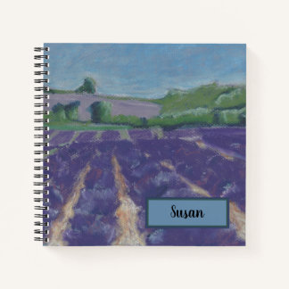 Carnet Champs de lavande en Provence -