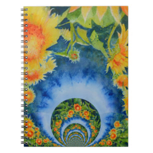 Carnet Champs de tournesol pour toujours