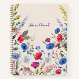 Carnet Champs fleurs sauvages