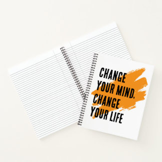 Carnet Changez d'état d'esprit, changez de vie