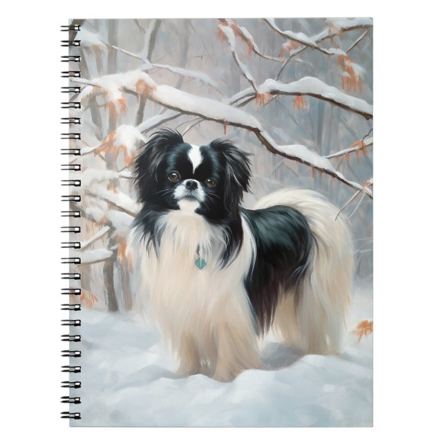 Carnet Chanson Japonaise Laisser Neige Noël (Devant)