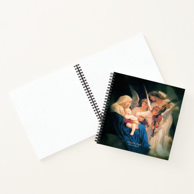 Carnet Chant d'anges avec la prière de la mère (Intérieur)