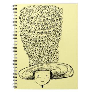 Carnet Chapeau de fleurs