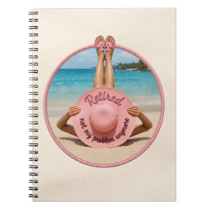 Carnet Chapeau Retraite Pas Mon Problème Désormais Plage 