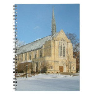 Carnet Chapelle Harbison en hiver au Grove City College