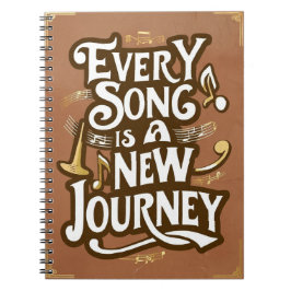 Carnet Chaque Chanson Est Un Nouveau Voyage