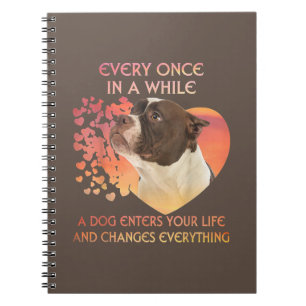 Carnet Chaque Fois Dans L'Atmosphère Pendant Que Le Chien