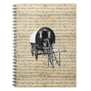Carnet Chariot romain tzigane vintage