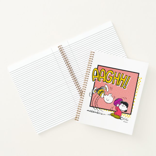 Carnet Charlie Brown et Lucy Football Comic Graphic (Intérieur)