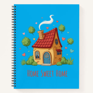 Carnet  Charmante Maison "Maison Douce Maison" Illustrati