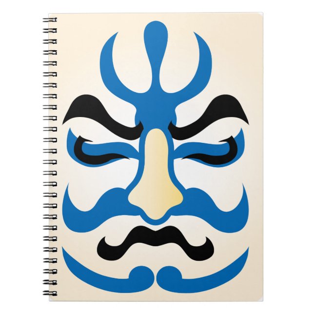 Carnet Charme japonais ∣ Théâtre traditionnel Kabuki Maqu (Devant)