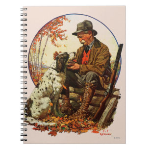 Carnet Chasseur et épagneul
