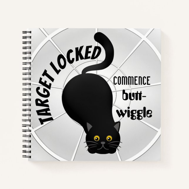 Carnet Chat amusant prêt à rebondir (Devant)