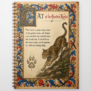 Carnet Chat, Art du Bestiaire Médiéval