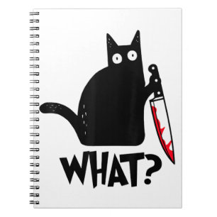 Carnet Chat Ce Chat Noir Drôle Chemise Meurtre Chat Avec