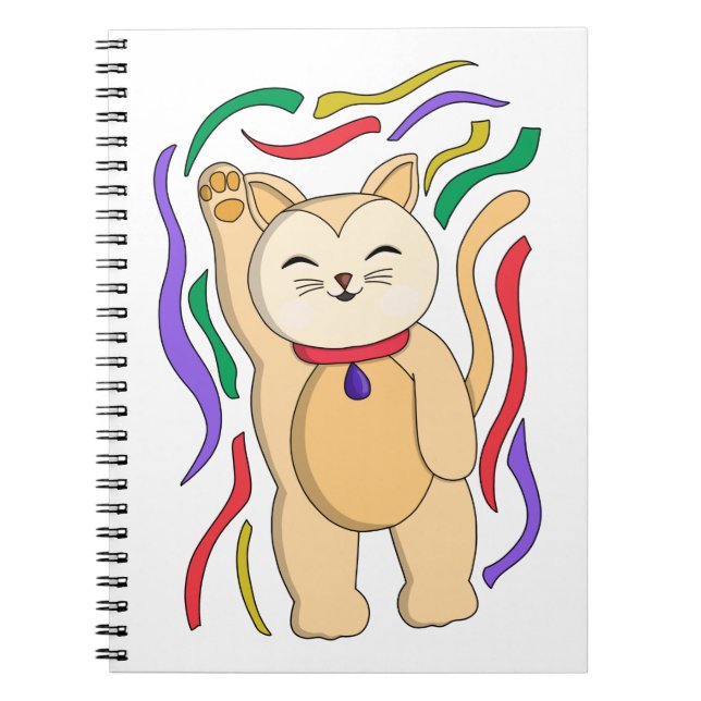 Carnet Chat chanceux (Devant)