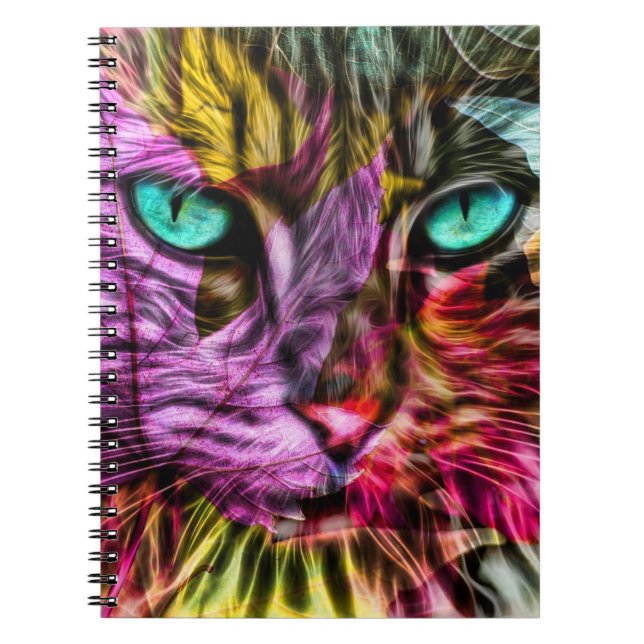 Carnet Chat Chaton Artistique (Devant)