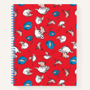 Carnet Chat dans le Chapeau   Le Poisson Motif Rouge