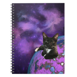 Carnet Chat de la galaxie violette