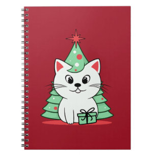 Carnet chat de Noël