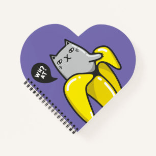 Carnet Chat en banane