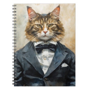 Carnet Chat en costume