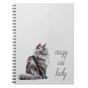 Carnet Chat gris