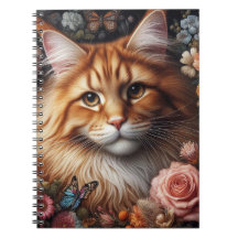 Chat Maine Coon et roses roses amateurs de chats 